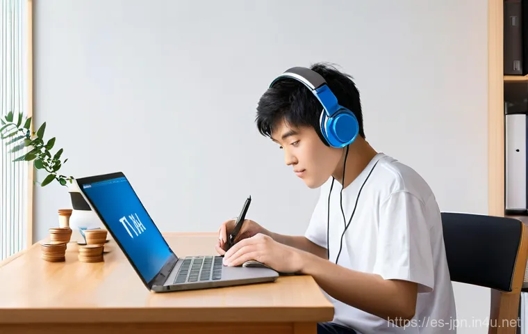 JLPT 청해 능력 향상 비법 - **Prompt 1: Daily Immersion in Japanese Language Learning**
    A young adult, perhaps in their earl...