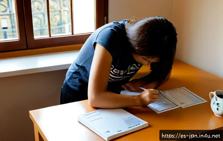 Home 17 JLPT 시험 관련 자주 묻는 질문 - Photorealistic Spanish-speaking young adult preparing for a Japanese language proficiency exam at a ...